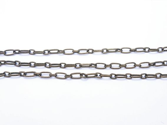 Цепочка Звено в звено, античная бронза, железо, 1 метр