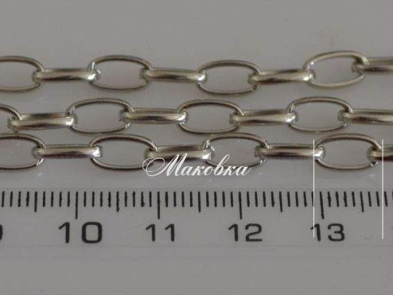 Цепь средняя с-05, сталь, 8 мм, 1 метр Цепь средняя с-05, сталь, 8 мм, 1 метр