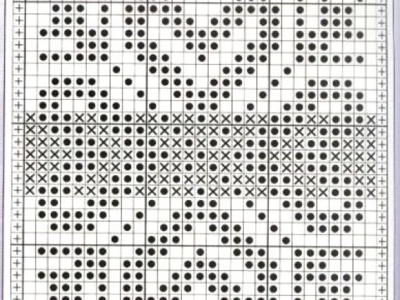 Візерунок жакардовий для в'язання ЖАК-1