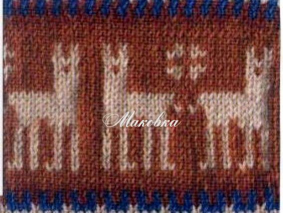 Узор жаккардовый для вязания 8