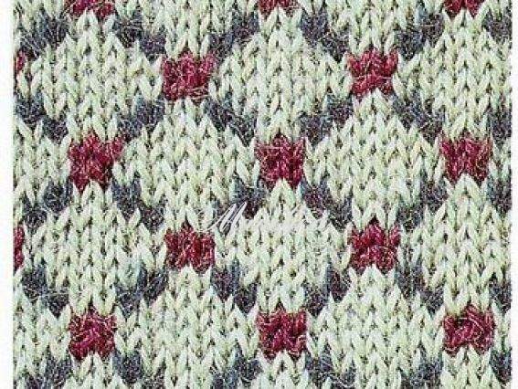 Узор жаккардовый для вязания 12