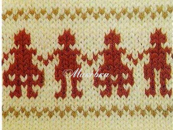 Узор жаккардовый для вязания 13