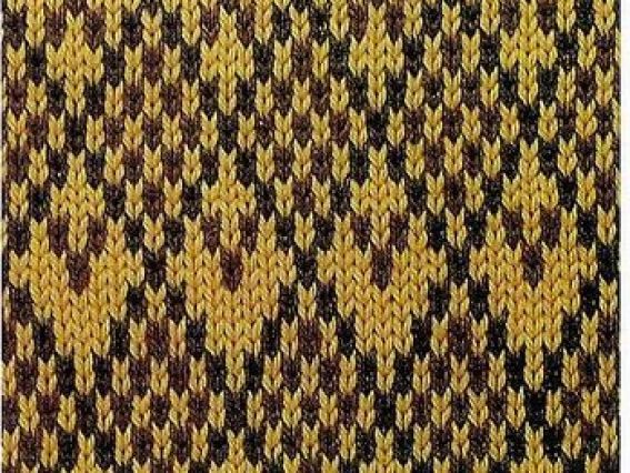 Узор жаккардовый для вязания 14