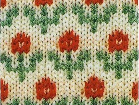 Узор жаккардовый для вязания 15