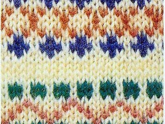 Узор жаккардовый для вязания 18