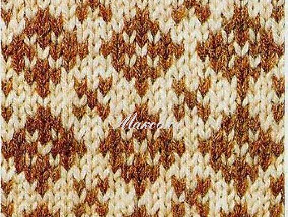 Узор жаккардовый для вязания 21