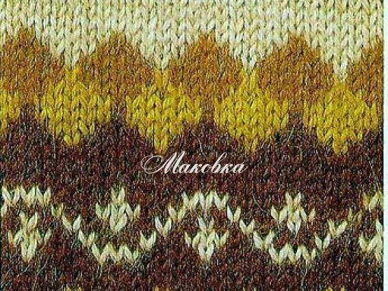 Узор жаккардовый для вязания 22