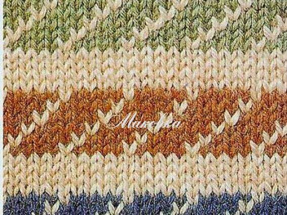 Узор жаккардовый для вязания 23