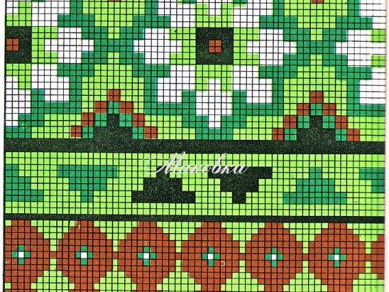 Узор жаккардовый для вязания 28