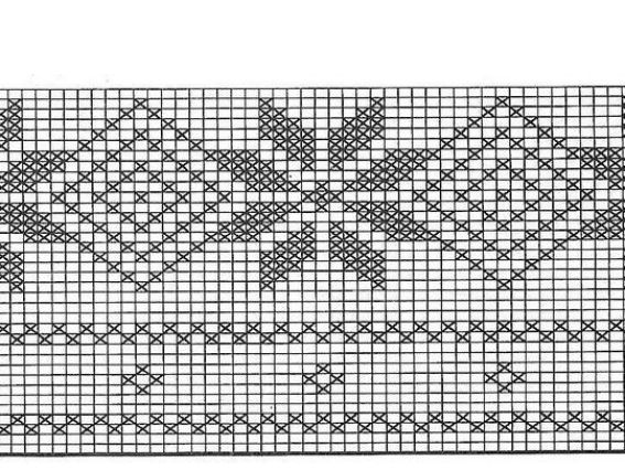 Узор жаккардовый для вязания 38