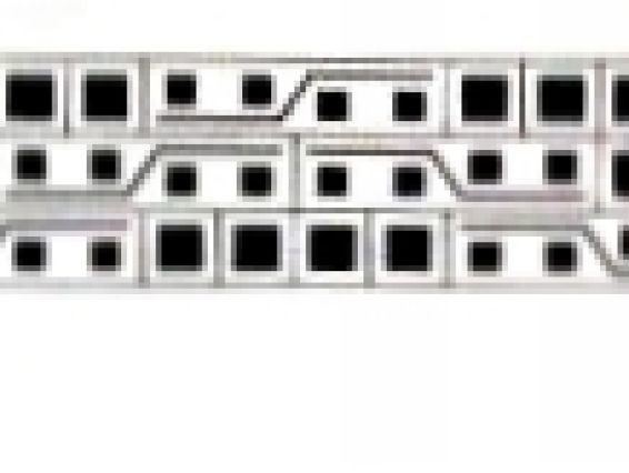 Узор спицами Коса К-15 из 12 петель