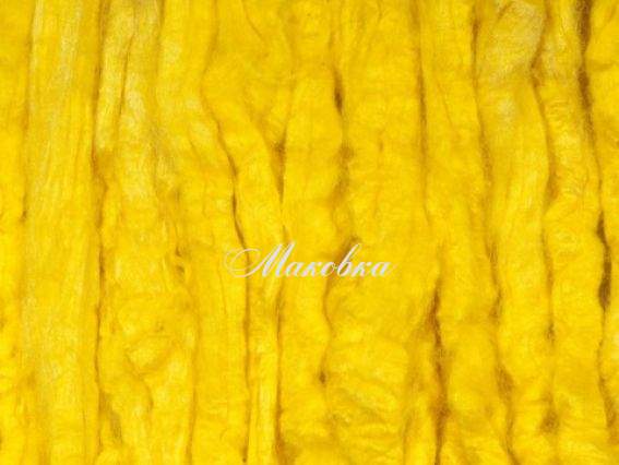Шелк Tussah окрашенный, 5 г, желтый Шелк Tussah окрашенный, 5 г, желтый