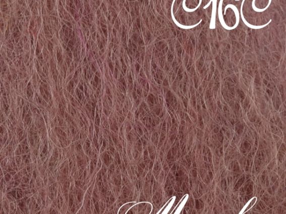 Шерсть для валяния кардочес С16С, 50 г, Margo