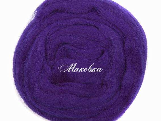 Шерсть для валяния Nako Keche 50 гр №188 сине-фиолетовая