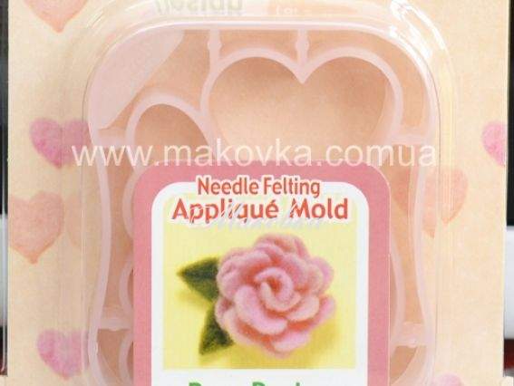 Форма для валяния (молд) Роза, Clover 8921 Форма для валяния (молд) Роза, Clover 8921