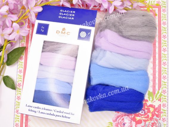 Набір вовни для валяння U2367 DMC Льодовик GLACIER