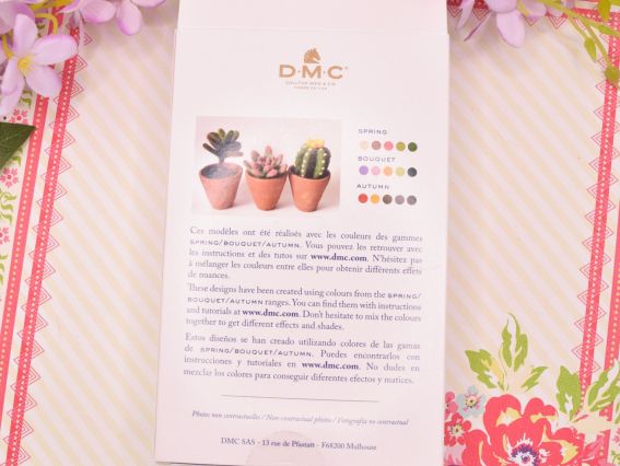 ДМС набір чесаної вовни для прикрас Весна SPRING U2367 5 кольорів, 25г