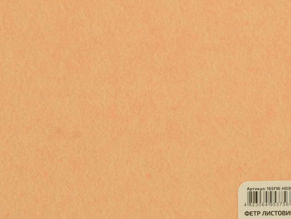 Фетр листовой Телесный 165FW-H030, 21.5х28см 180г/м2 ROSA TALENT Фетр листовой Телесный 165FW-H030, 21.5х28см 180г/м2 ROSA TALENT
