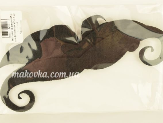 Набір для фото сесії ВУСИ, заготівлі з фетру 6 шт