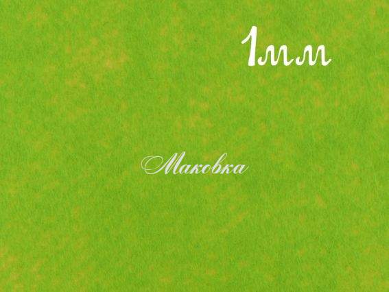 Фетр 1мм Салатовый 165192, 45х33см, 1 шт Фетр 1мм Салатовый 165192, 45х33см, 1 шт