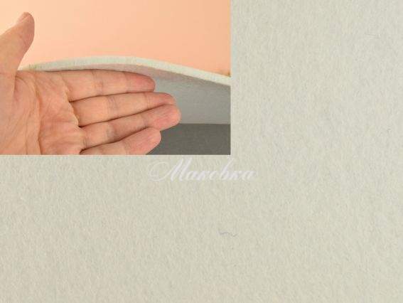 Фетр 5 мм листовой Белый 165327 50х33см, 1 шт Фетр 5 мм листовой Белый 165327 50х33см, 1 шт