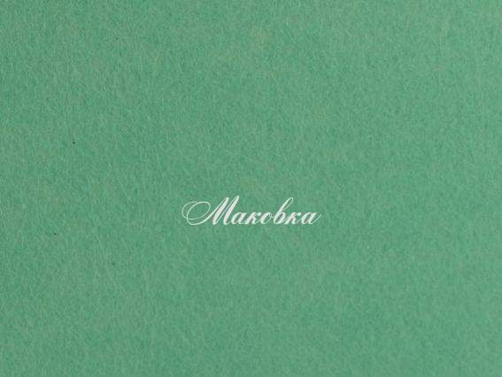 Фетр повсть 2мм Мятний 165301, 49х32,5см, 1 шт