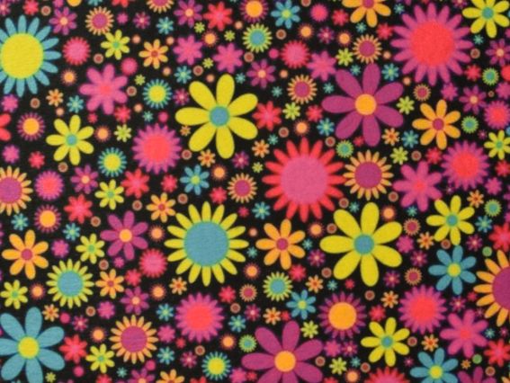 Фетр с рисунком Цветочный принт 011 яркие ромашки 2мм А4 1 шт Фетр с рисунком Цветочный принт 011 яркие ромашки 2мм А4 1 шт