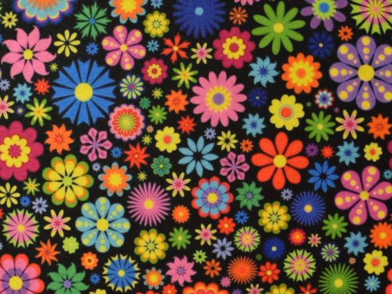 Фетр с рисунком Цветочный принт 017 яркие ромашки 2мм А4 1 шт Фетр с рисунком Цветочный принт 017 яркие ромашки 2мм А4 1 шт