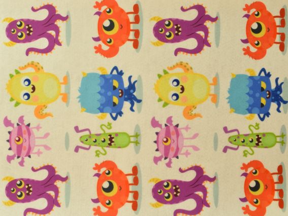 Фетр с рис. КОЛЛЕКЦИЯ №18 Монстры большие осьминог 2мм ПЭ 30х40см Фетр с рис. КОЛЛЕКЦИЯ №18 Монстры большие осьминог 2мм ПЭ 30х40см