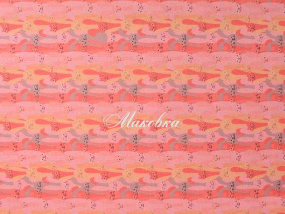 Фетр с рис. КОЛЛЕКЦИЯ №24 100 зайцев 2мм ПЭ 30х40см