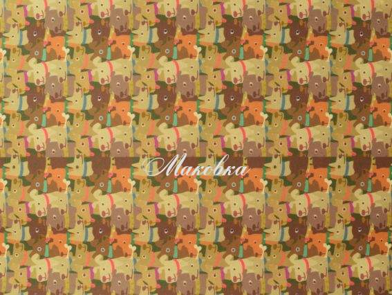 Фетр с рис. КОЛЛЕКЦИЯ №24 100 собак 2мм ПЭ 30х40см