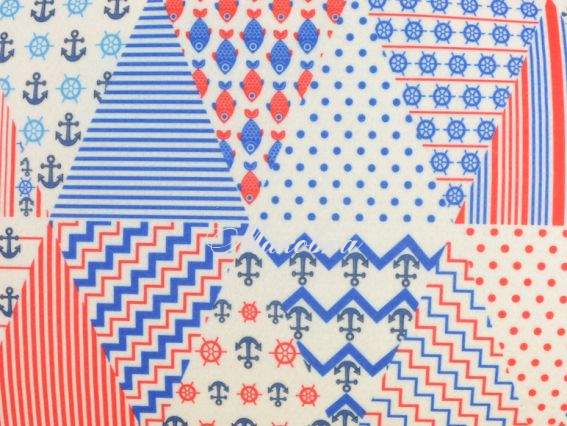 Фетр с рисунком №27, 2 мм 25х52 см