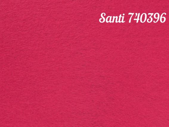 Фетр жорсткий Santi 740396 РОЖЕВИЙ, 21х30 см, товщина 1,2 мм, 1 аркуш