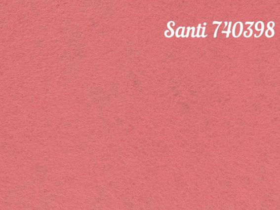 Фетр жорсткий Santi 740398 СВІТЛО-РОЖЕВИЙ, 21х30 см, товщина 1,2 мм, 1 аркуш