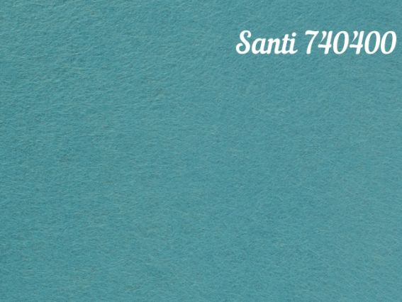 Фетр жорсткий Santi 740400 БЛАКИТНИЙ, 21х30 см, товщина 1,2 мм, 1 аркуш