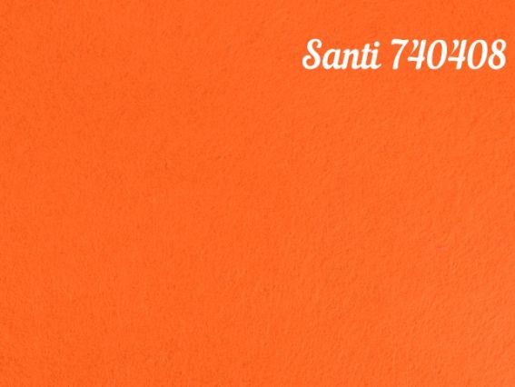 Фетр жорсткий Santi 740408 ПОМАРАНЧЕВИЙ, 21х30 см, товщина 1,2 мм, 1 аркуш