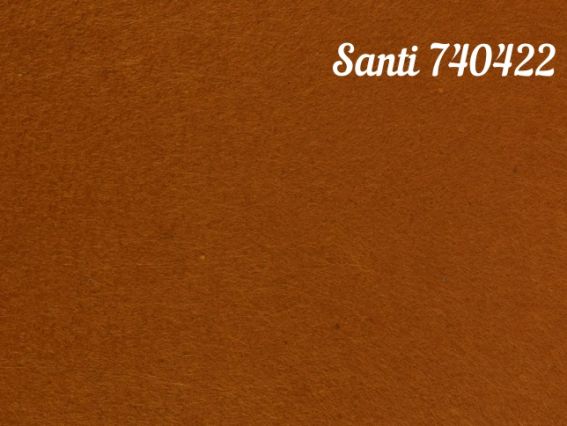 Фетр жорсткий Santi 740422 КОРИЧНЕВИЙ, 21х30 см, товщина 1,2 мм, 1 аркуш