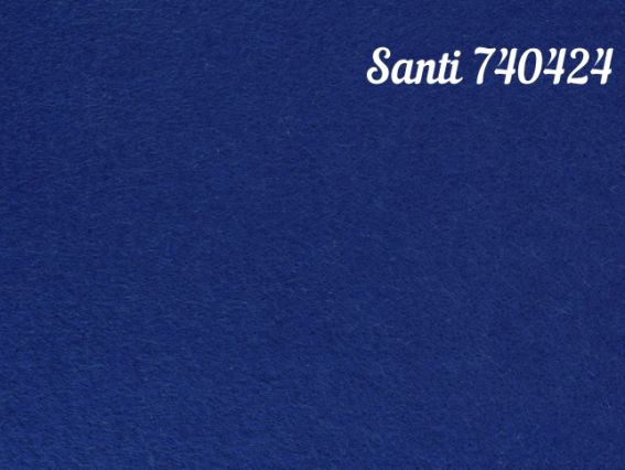 Фетр жорсткий Santi 740424 ТЕМНО-СИНІЙ, 21х30 см, товщина 1,2 мм, 1 аркуш
