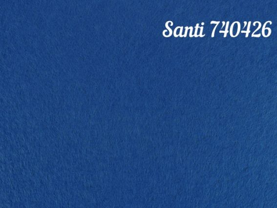 Фетр жесткий Santi 740426 Светло-СИНИЙ, 21х30 см, толщина 1,2 мм , 1 лист