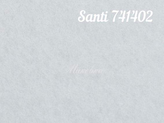 Фетр жесткий Santi 741402 БЕЛЫЙ, 21х30 см, толщина 1,2 мм , 1 лист