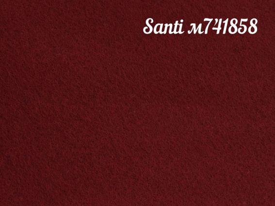 Фетр мягкий Santi 741858 БОРДОВЫЙ 21х30 см, толщина 1,2 мм , 1 лист