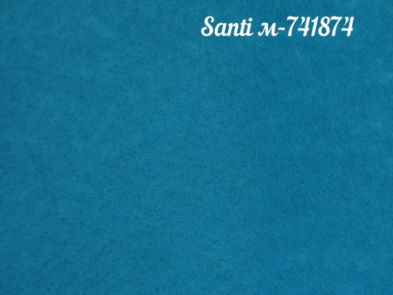 Фетр мягкий Santi 741874 АКВАМАРИН 21х30 см, толщина 1,2 мм , 1 лист