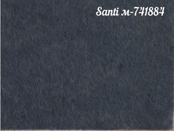 Фетр мягкий Santi 741884 Темно-СЕРЫЙ, 21х30 см, толщина 1,2 мм , 1 лист