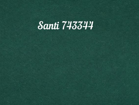Фетр жорсткий Santi 743344 Глибокий зелений, 21х30 см, товщина 1,2 мм, 1 аркуш