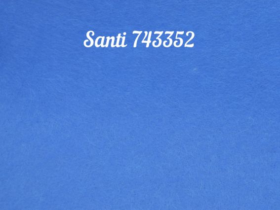 Фетр м'який Santi 743352 Волошковий, 21х30 см, товщина 1,2 мм, 1 аркуш