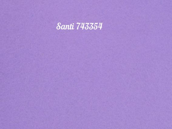 Фетр м'який Santi 743354 Лавандовий, 21х30 см, товщина 1,2 мм, 1 аркуш
