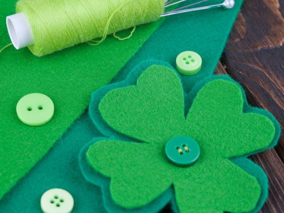 Набор цветного фетра SANTI мягкого, оттенки Зеленого, размер 21х30см. 5 листов 743251