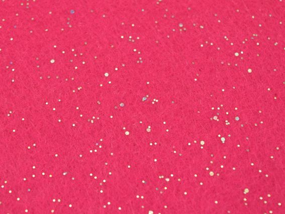 Фетр мягкий с глитером, ярко-розовый, 741451 , 21х30 см , 1 лист Santi Фетр мягкий с глитером, ярко-розовый, 741451 , 21х30 см , 1 лист Santi