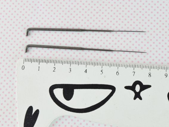 Игла для фелтинга Треугольник, длина 7,8 см №S (40) 2шт