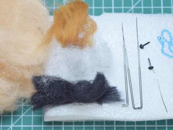 Набір для творчості фелтінг Валяння собачка-брелок Агент Мопсель ВІ-008